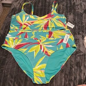 Old Navy Tropical Bikini Set
